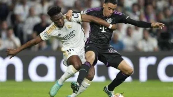 بايرن ميونخ يتقدم على ريال مدريد في الشوط الأول