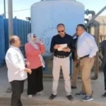 تفقد نائب محافظ الوادي الجديد لمشاريع مياه الشرب بالداخلة