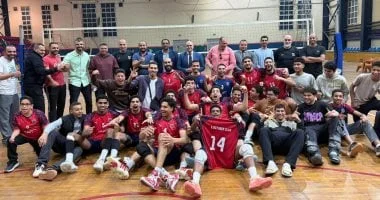 تأهل نادي 6 أكتوبر للكرة الطائرة إلى الدوري الممتاز