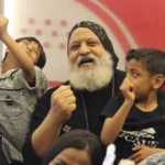 الأنبا ميخائيل يحتفل بعيد القيامة مع ذوي القدرات الخاصة