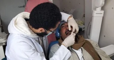 قافلة طبية مجانية في قرية العوضي بكفر الشيخ