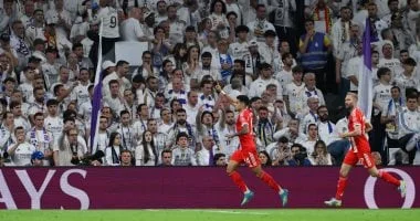 بايرن ميونخ يهزم ريال مدريد 2-1 في ربع النهائي