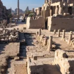 لوحة للإمبراطور تيبيريوس تكشف أثناء ترميم الكرنك