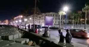 شم النسيم يضيء كورنيش الإسكندرية بأجواء احتفالية