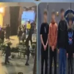 مشاجرة عنيفة في كافيه بأكتوبر خلال دقائق