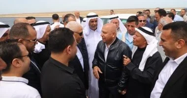 وزير النقل يتفقد مشروعات البنية التحتية في بئر العبد