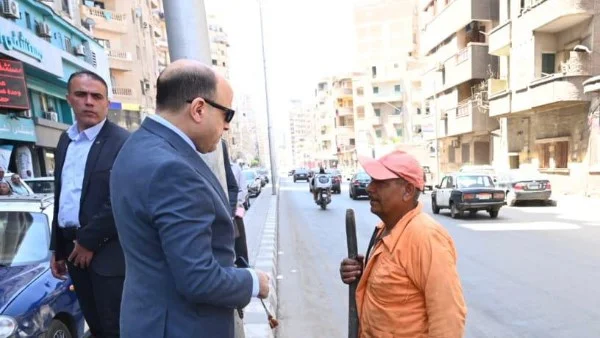 جولة محافظ الغربية لمتابعة أعمال النظافة في طنطا