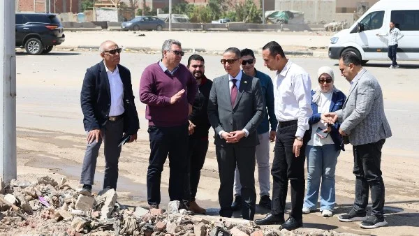جولة ميدانية لمحافظ الجيزة لمتابعة أعمال النظافة والتطوير