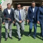 تفقد محافظ بورسعيد سير الأعمال في استاد النادي المصري