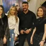 بسمة وهبة تحتفل بعيد ميلادها مع أصدقائها