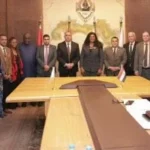 نقيب المحامين يستقبل وفد اتحاد المحامين الأفارقة