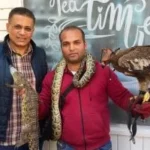 حكاية محمد المصري مع الزواحف والطيور الجارحة