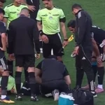 إصابة الحكم مصطفى الشهدي بقطع في الرباط الصليبي