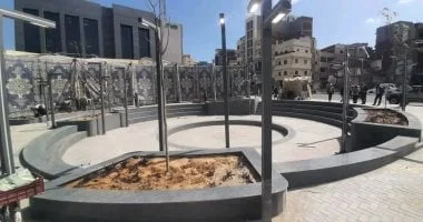 تطوير ميدان السكة الحديد بدمنهور لتحسين المظهر الحضاري