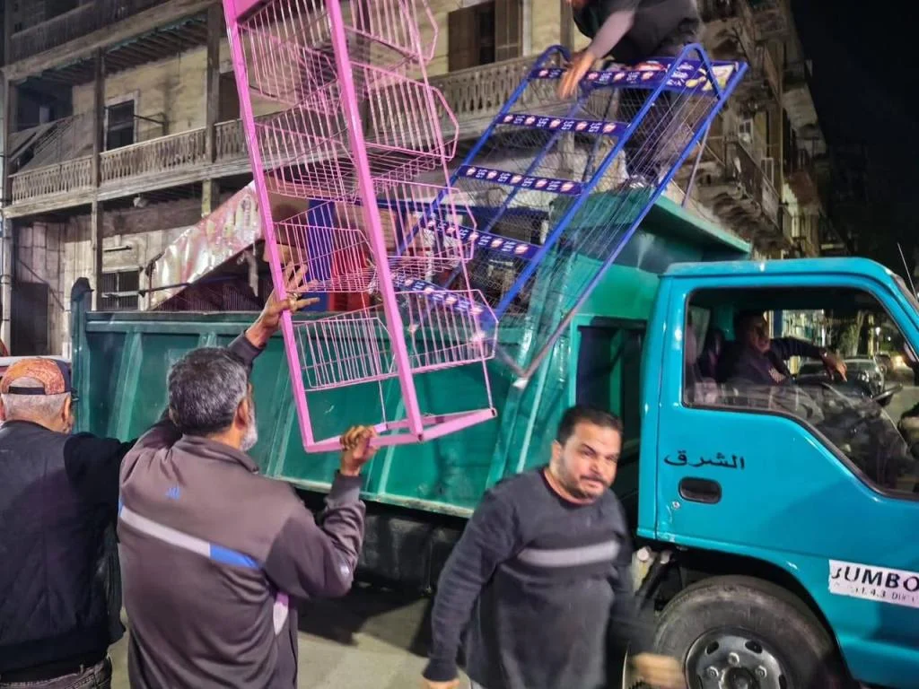 حملات رفع مخلفات البناء في بورسعيد