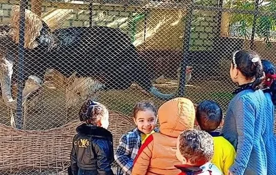 احتفالات شم النسيم في حديقة الحيوان بالفيوم