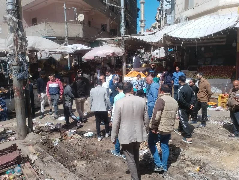 حملات إزالة الإشغالات في كفر البدماص والمنصورة