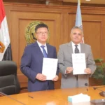 تعاون بين جامعتي السويس ونورث ويست الصينية