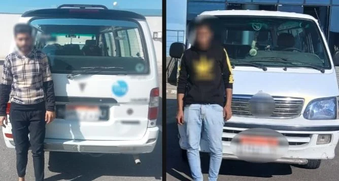 ضبط سائقي ميكروباص بدون رخص في شوارع دمياط
