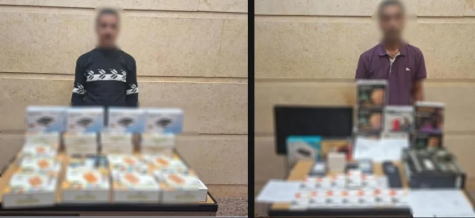 ضبط محلات بشرم الشيخ لبيع أجهزة فك شفرات القنوات