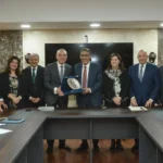 تكريم ضياء رشوان في اجتماع هيئة الاستعلامات الجديد