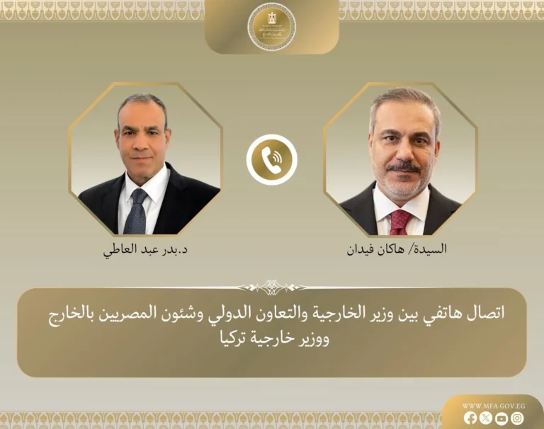 وزير الخارجية يبحث مع نظيره التركي مستجدات الأوضاع الإقليمية