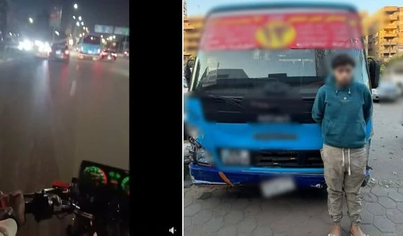 ضبط سائق نقل جماعي بلا تراخيص في القاهرة