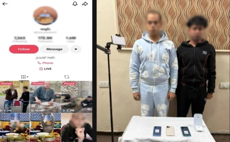ضبط صانعي محتوى خادش في البحيرة