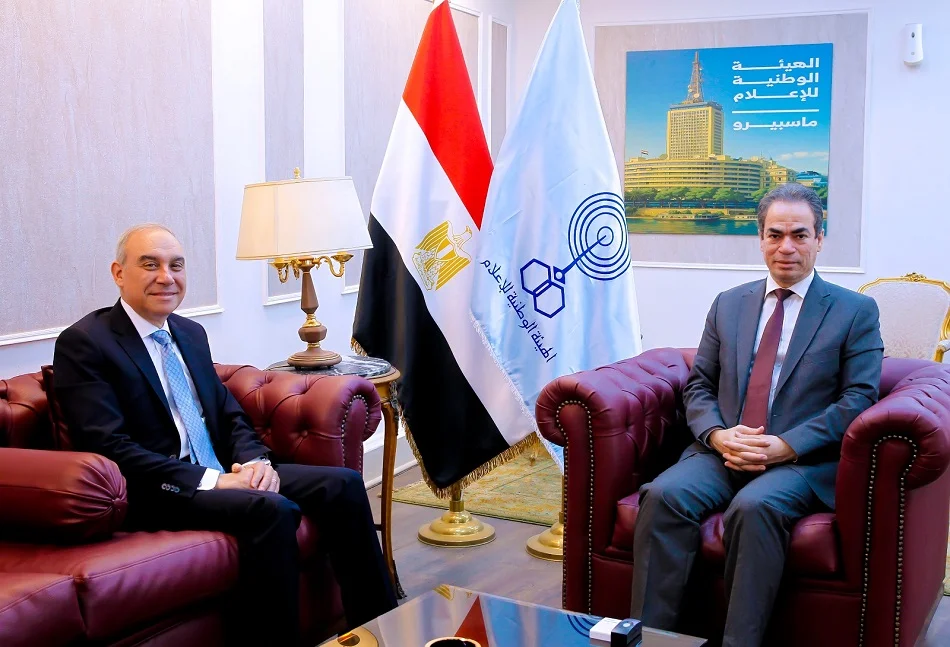 أحمد المسلماني يلتقي رئيس الهيئة العامة للاستعلامات