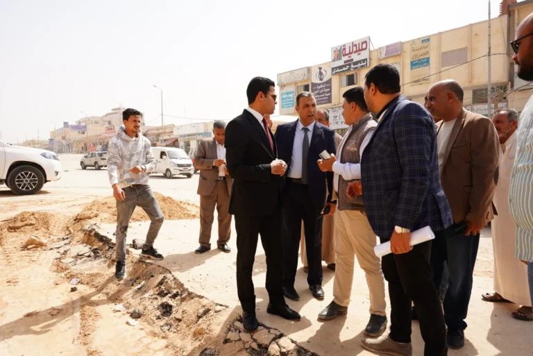 نائب محافظ مطروح يتفقد مشروعات الخدمية في الحمام والعلمين