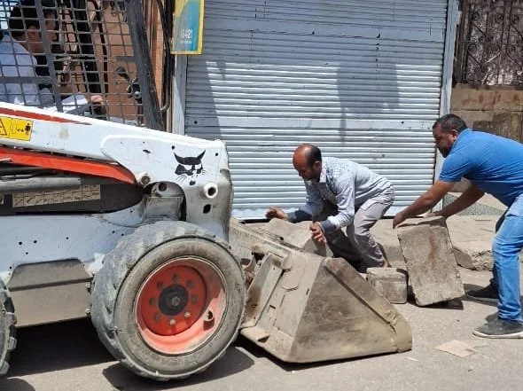 الجيزة تواصل حملاتها لإزالة التعديات والإشغالات
