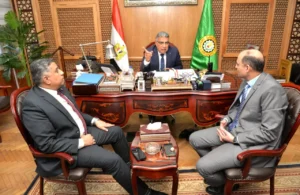 استقبال المدير الجديد لمنطقة الدقهلية بشركة غاز مصر