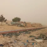 عاصفة ترابية تضرب مطروح وتؤثر على الملاحة البحرية