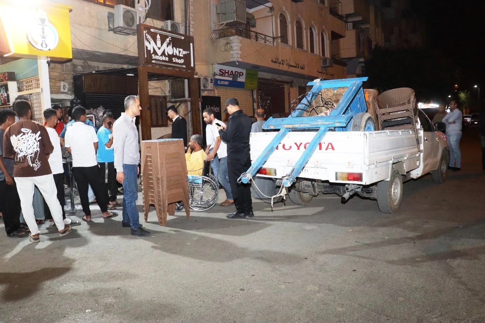 حملة مكثفة لإزالة الإشغالات برئاسة نائب المحافظ