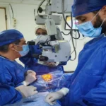 زراعة قرنية لطفلة في مستشفى رمد المنصورة