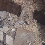 تفاصيل الهبوط الأرضي بحدائق المعادي