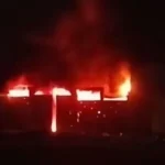 ماس كهربائي يتسبب في حريق 3 مصانع بالقليوبية