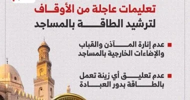 ترشيد استهلاك الطاقة في المساجد: تعليمات جديدة من الأوقاف
