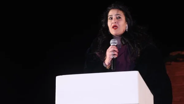 شاليمار الشربتلي تشيد بالحضارة المصرية في فعالية هرم سقارة