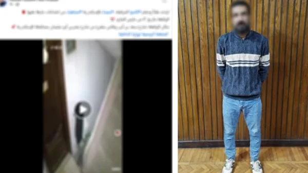 القبض على شخص حطم كاميرات مراقبة شقيقته بالنقاب