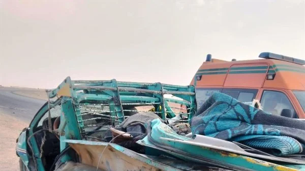 أسماء مصابي حادث انقلاب سيارة ربع نقل بأسوان