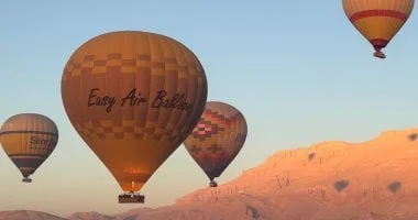 إلغاء رحلات البالون الطائر في الأقصر بسبب الطقس