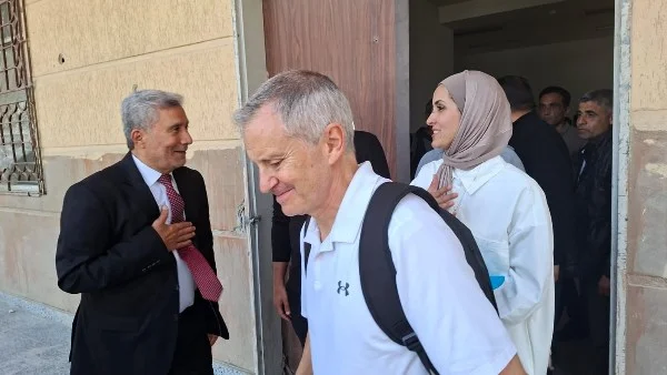 زيارة وفد اليونيسف للمعاهد الأزهرية في غزة