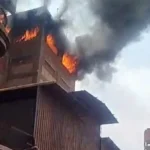 حريق هائل بمصنع غزل في المحلة الكبرى