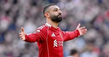 صلاح يسجل هدف ليفربول الأول في ديربي إيفرتون