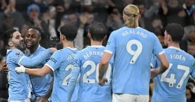 مانشستر سيتي يتقدم على آرسنال 1-0 في قمة الدوري الإنجليزي