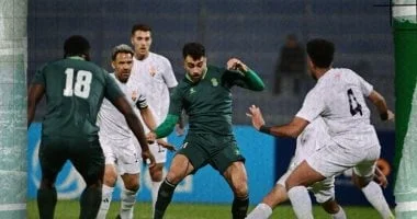 الاتحاد يتقدم على حرس الحدود 2-1 في الشوط الأول