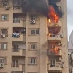 إخماد حريق هائل في شقق سكنية بالمحلة الكبرى