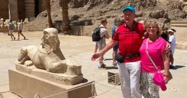 إقبال سياحي كبير على معالم الأقصر