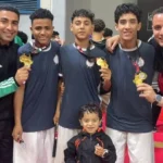 أبطال كاراتيه كفر الشيخ يحصدون ثلاث ميداليات ذهبية